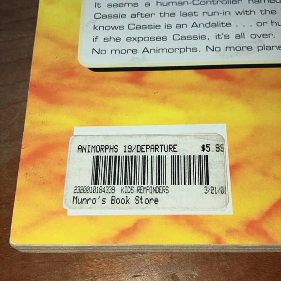 Vintage Animorphs children’s series- book #19 - Picture 2 of 6